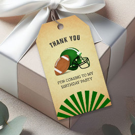 フットボール バースデー パーティー 感謝の気持ち お礼の品 ギフトタグ