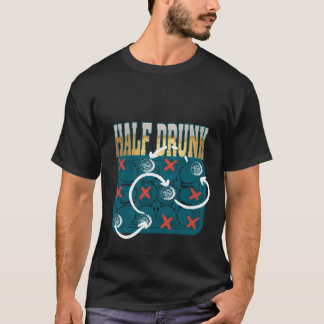 フットボール&ビールプンハーフアメッ飲クフットボールBa Tシャツ
