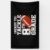 フットボール ファーストデー 8年生 新学期 横断幕 (縦)