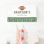 フットボール・ファースト・イヤー・ダウン・バースデー 横断幕 (インサイチュ)