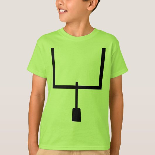 フットボール-フィールドゴール Tシャツ (正面)