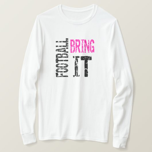 フットボール ブライング イット Tシャツ (デザイン正面)