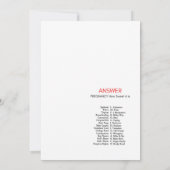 フットボール ベイビー シャワー ゲーム, サッカー - 編集可能な名前, 招待状 (裏面)