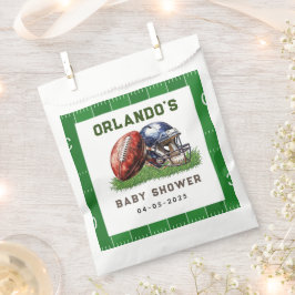 フットボール ベイビー シャワー | リトル オールスター が やってくる フェイバーバッグ