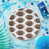 "フットボール" ペーパープレート (パーティー)