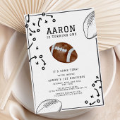 フットボール ボーイズ バースデー パーティー 招待状