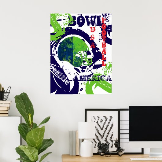 フットボール ポスター (ホームオフィス)