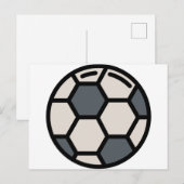 フットボール ポストカード (正面/裏面)
