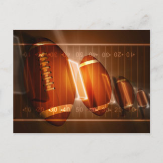 フットボール ポストカード