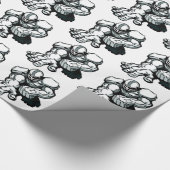 フットボール ラッピングペーパー (角)