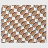 フットボール ラッピングペーパー (フラット)