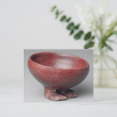 フットボール、前王朝時代、エジプト陶器 ポストカード (スタンド正面)