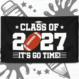 フットボール 卒業式 GOタイム シニア クラス 2027 横断幕