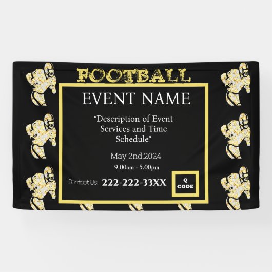 フットボール 横断幕 (横)