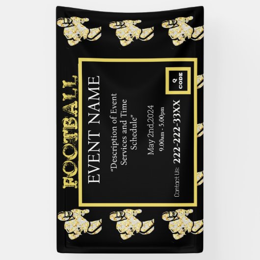 フットボール 横断幕 (縦)