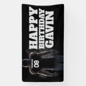 フットボール 誕生日 オーダーメイド 室内 屋外 ビニール 横断幕 (縦)