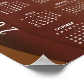 フットボール 2025 カレンダー ポスター (角)