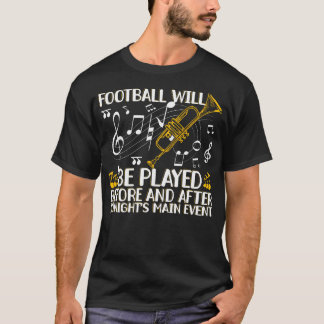フットボール vs メインイベント マーチングバンド おもしろ トランペット tシャツ