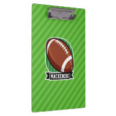 フットボールonグリーンストライプズ クリップボード (右)