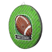 フットボールonグリーンストライプズ ダーツボード (正面右)