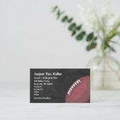 フットボ絵を描ール 名刺 (スタンド正面)