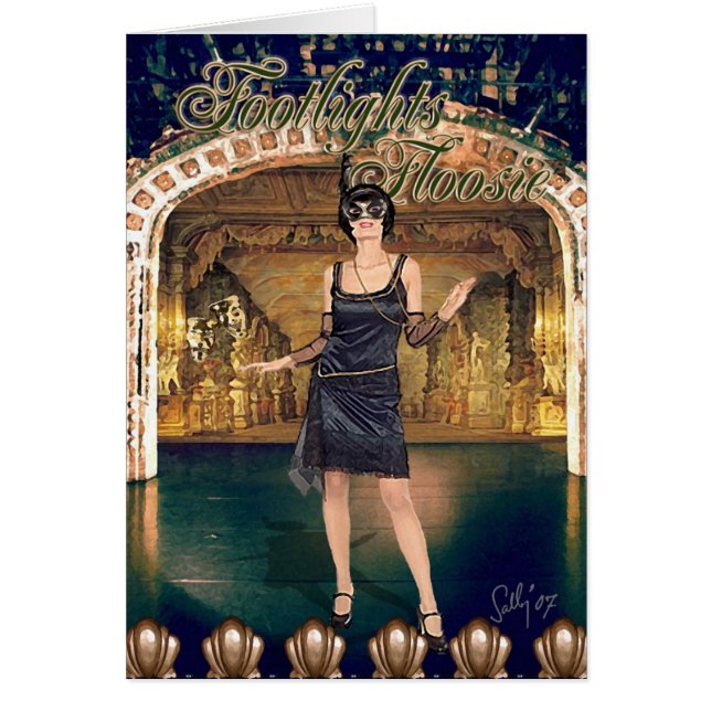 フットライトのFloosieのモンタージュ (正面)