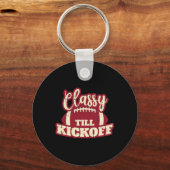 フットルガールギフトキャリーティルキックオフ秋フットルファン キーホルダー (正面)