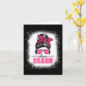 フットルメッシーバンママ応援コーチ乳がんブル カード (黄色い花)