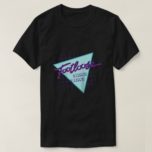 フットルーズダンスダンス Tシャツ (デザイン正面)