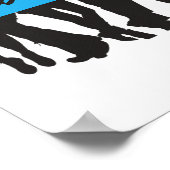 フットルーズ踊り足 ポスター (角)