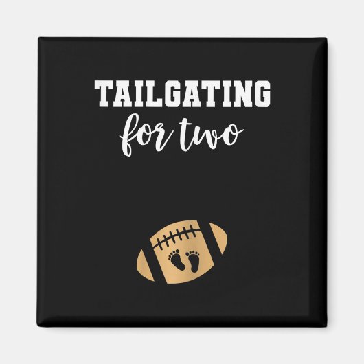 フットル妊娠発表の秋の予告 マグネット (正面)