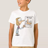 フット解剖学を教えるおもしろ医者 Tシャツ (正面)