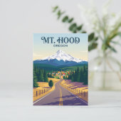 フッド山の道 アメリカ ポストカード (スタンド正面)