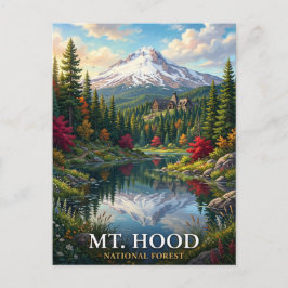 フッド山国有林の風景 ポストカード