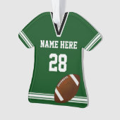 フッパーソナライズされたトボールオーナメントの名前、番号 オーナメント (正面)