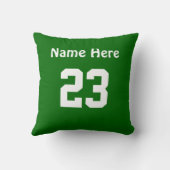 フッパーソナライズされたトボール枕の色と文字 クッション (裏面)