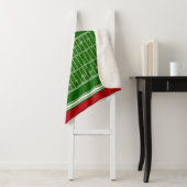 フッパーソナライズされたトボール用ブランケット赤、色、文字 シェルパブランケット (インサイチュ)