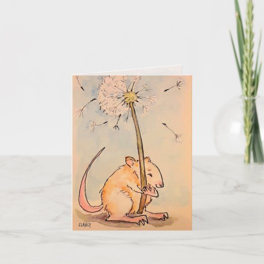 フッフ（お望み） ノートカード (正面)