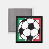 フッボル。イタリア広場。 マグネット (正面/裏面)