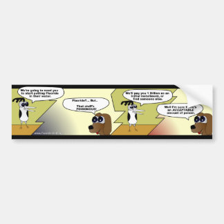 フッ化物の続きこま漫画-バンパーステッカー バンパーステッカー