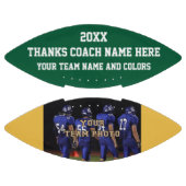 フッ最高のトボールのコーチが写真、文字、色を贈る アメリカンフットボール (パネル)