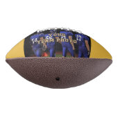 フッ最高のトボールのコーチが写真、文字、色を贈る アメリカンフットボール (回転270)