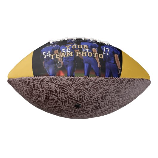 フッ最高のトボールのコーチが写真、文字、色を贈る アメリカンフットボール (回転270)