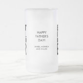 フッ最高のトボールのパパ・エバー・ファザーズ・デイ  フロストグラスビールジョッキ (中央)