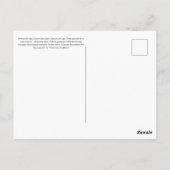 フトアゴインコ ポストカード (裏面)