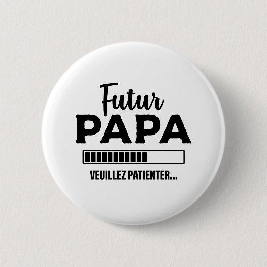 フトゥルパパイデカドーのユーモアの偵察ベベ 缶バッジ (正面)