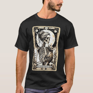 フトドラゴンのママ スケルトナロットカードアート ヒゲ Tシャツ