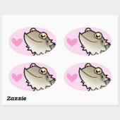 フトドラ / ランキンズドラゴン ラブ 楕円形シール (シート)