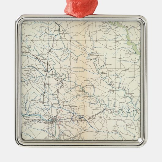 フトモンロー州セヴァージニア メタルオーナメント (正面)