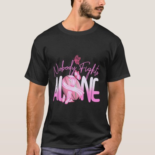 フトレルピンクリボン乳癌認識度 Tシャツ (正面)